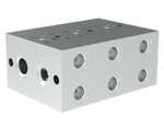 PD04 - Serial Plates with Side Ports for ISO 4401-02 valves