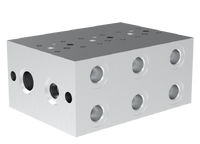 PD04 - Serial Plates with Side Ports for ISO 4401-02 valves