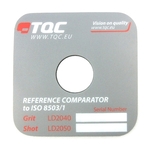 Эталон шероховатости (Компаратор профиля поверхности) TQC LD2040 / 2050 по ISO 8503-1