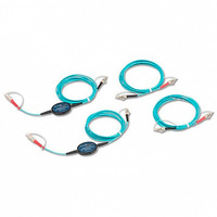 Fluke Networks MRC-50EFC-SCLCKIT, многомодовый набор эталонных тестовых шнуров (2 м), соответствующих Encircled Flux, для тестирования волоконных кабелей 50 мкм с заделкой LC (2 SC/LC, 2 LC/LC)