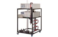 Процессы резкого водослива в накопительных резервуарах, учебное оборудование HM 143