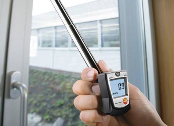 Термоанемометр Testo 405 измерение скорости движения воздуха Термоанемометр Testo 405 измерение скорости движения воздуха