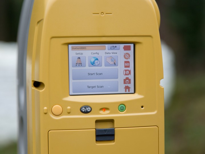 Topcon GLS-2000 сенсорный экран